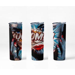 Artistic Comic Boom New Future Hot & Cold Stainless Steel Tumbler  - 20 oz